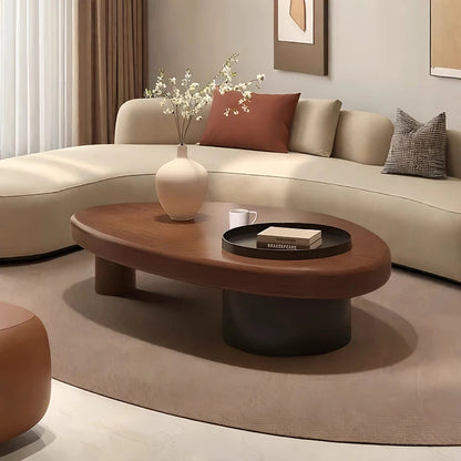 Wabi Sabi Vintage Coffee Table Cool Eclectic Unique Rustic Coffee Table Living Room Trendy Table Basse Pour Salon Home Furniture