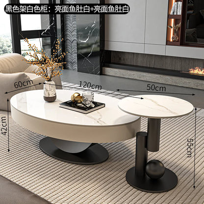 Space Saving Standing Coffee Table Nordic Decoration Living Room Designer Side Table Center Meubles Lounge Suite Furniture