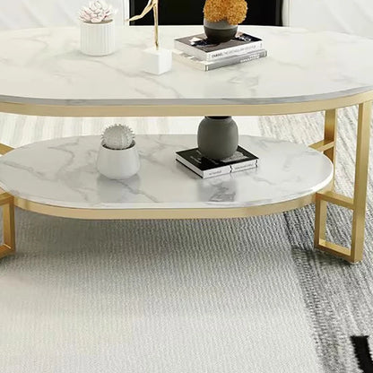 Mid Century Modern Coffee Table Trendy Classic Oval Nordic Coffee Table Aesthetic Beauty Table Basse De Salon Home Furniture