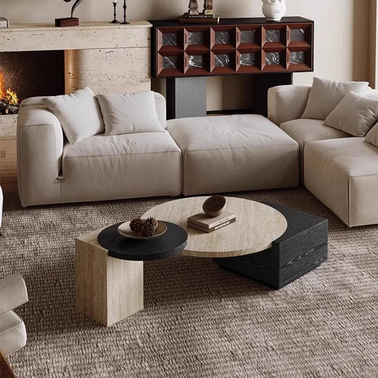 Nordic Modern Coffee Table Living Room Luxury Marble Premium Coffee Tables Minimalist Vintage Table Basse De Salon Furnitures